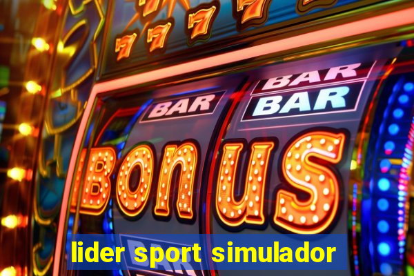 lider sport simulador